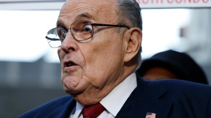 Rudy Giuliani speaks with his eyes bugging out.