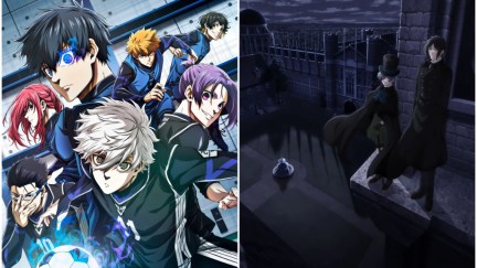 Blue Lock: Episode Nagi and Black Butler: Public School Edition promotional posters.