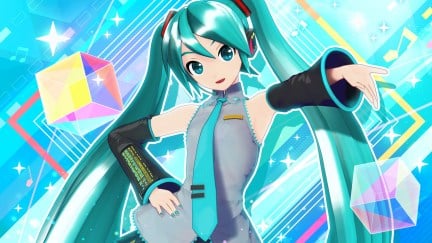 Hatsune Miku, the popular Vocaloid Japanese idol