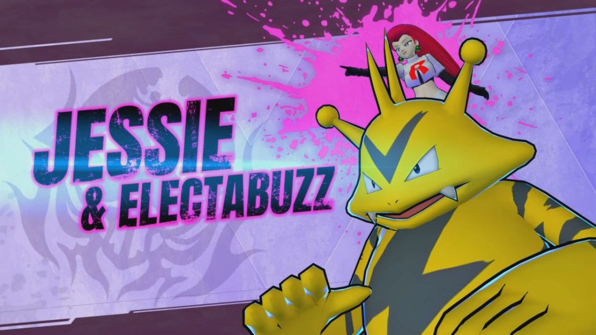 Jessie and Electabuzz in a Palworld mod featuring Pokemon