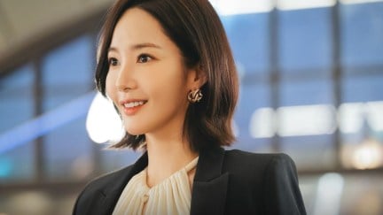 Park Min-young as Kang Jiwon from Marry My Husband after her makeover