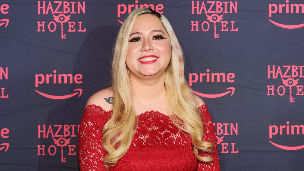 Vivienne Medrano at a special screening of Hazbin Hotel