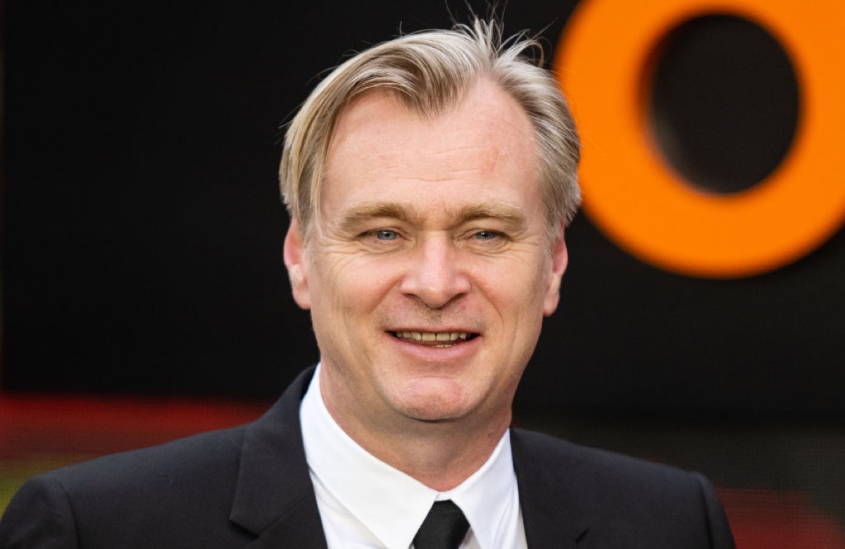 Christopher Nolan at the London Oppenheimer premiere.