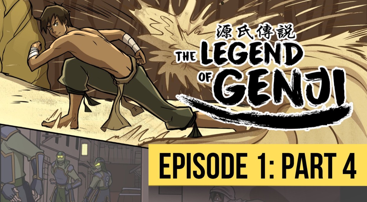 Legend of Genji Episode 1 Part 4 splash art.