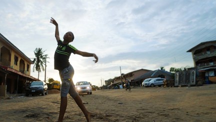 Anthony Madu dancing in Disney's Madu documentary