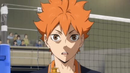 Shoyo Hinata in HAIKYUU!! Battle of the Garbage Dump Movie