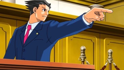 Phoenix Wright from Ace Attorney Objection Meme