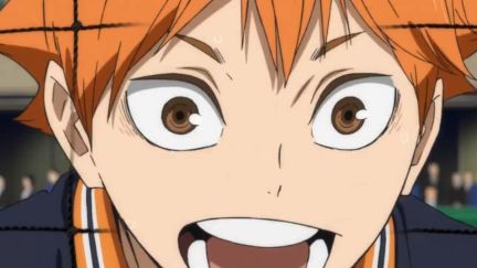 Shoyo Hinata from the Haikyuu movie Battle of the Garbage Dump