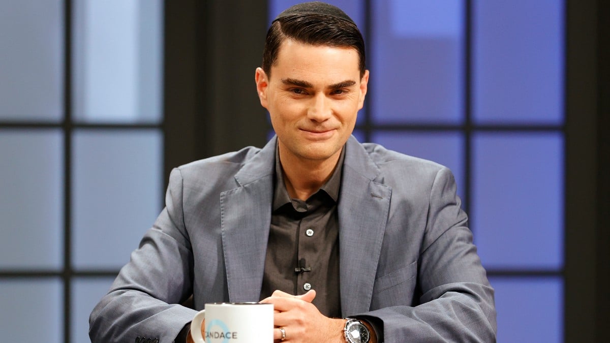 Ben Shapiro on the set of Candace in 2021