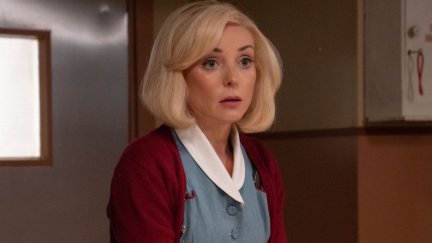 Helen George as Trixie on Call the Midwife.