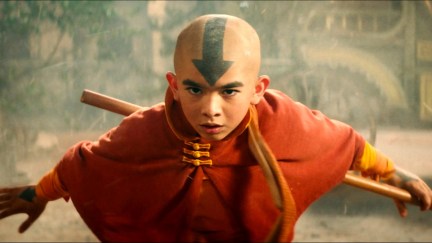 Gordon Cormier as Aang in Avatar: The Last Airbender