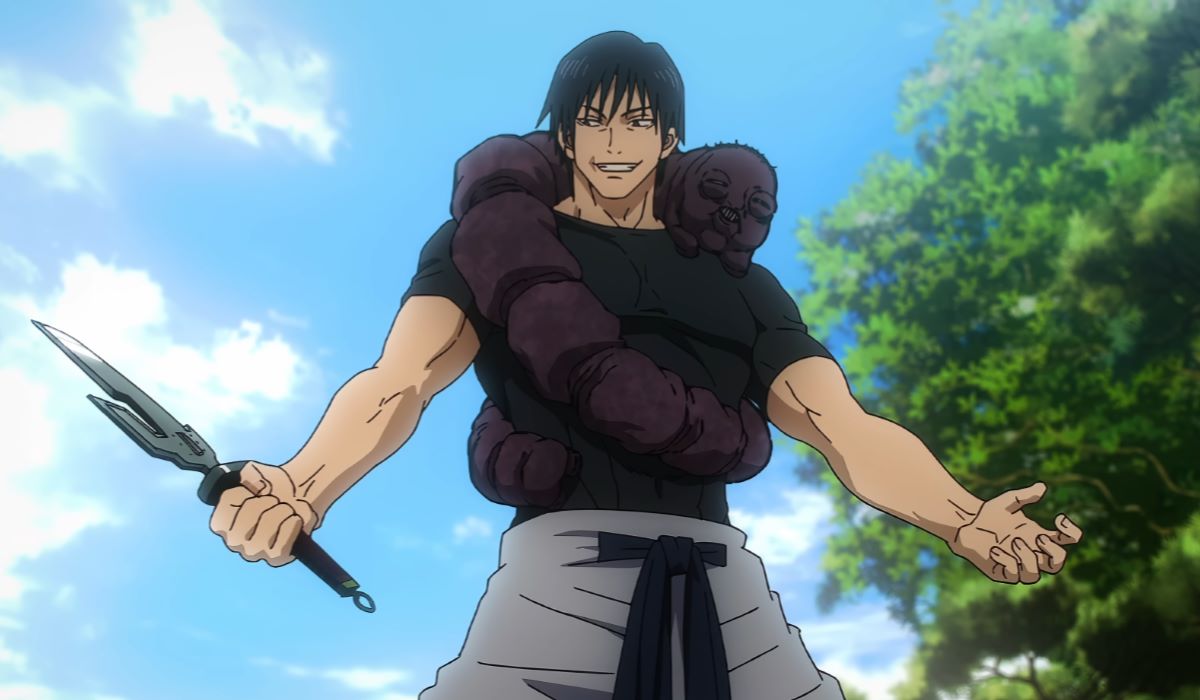 Toji from Jujutsu Kaisen Season 2 fighting Gojo Satoru