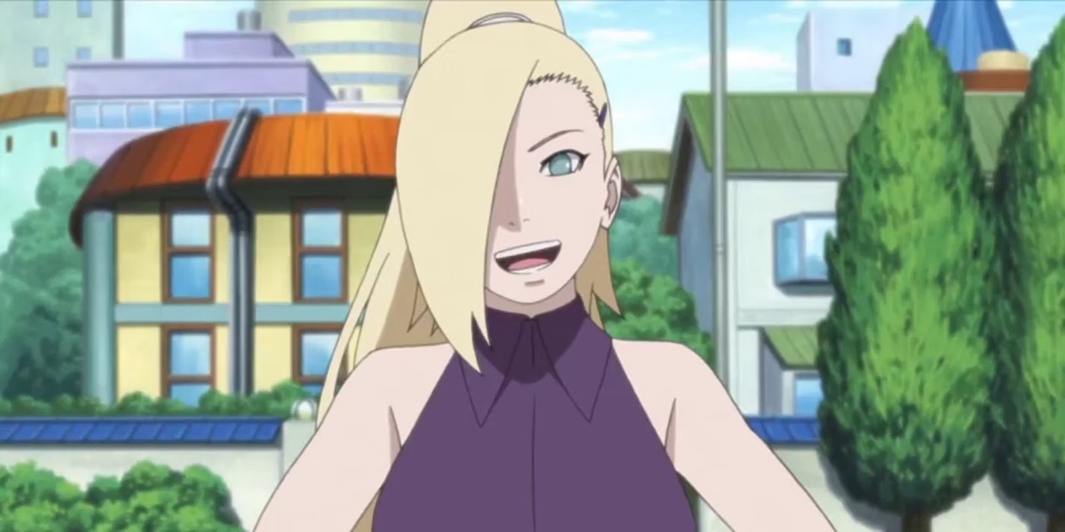 Ino Yamanaka smiles in "Naruto Shippuden"