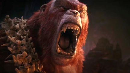 Skar King roaring in 'Godzilla x Kong: The New Empire'.