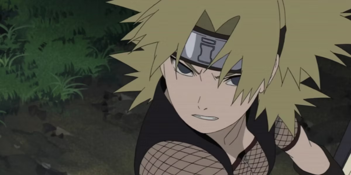 Tenmari grits her teeth in "Naruto Shippuden" 