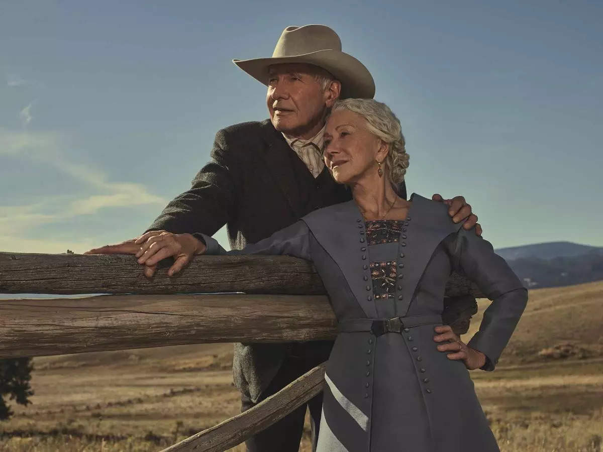 Harrison Ford and Helen Mirren as Jacob and Cara Datton in 1923