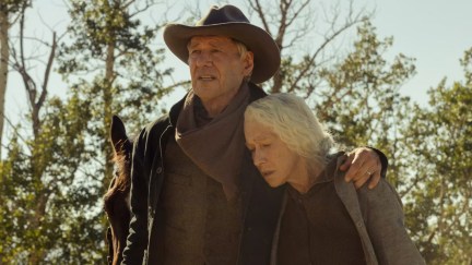 Harrison Ford and Helen Mirren as Jacob and Cara Dutton in 1923