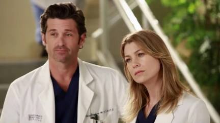 Patrick Dempsey and Ellen Pompeo in Grey's Anatomy