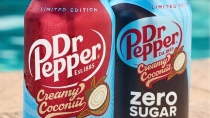 Dr. Pepper and Dr. Pepper Zero Creamy Coconut flavors