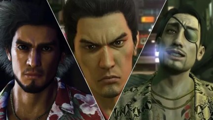 Ichiban, Kiryu, and Majima from the Yakuza Series