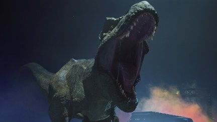 A still from Jurassic World: Chaos Theory