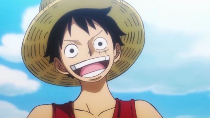 Luffy recruiting Zoro to be part of the crew in One Piece