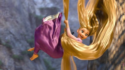 Rapunzel (voiced by Mandy Moore) in Disney's Tangled