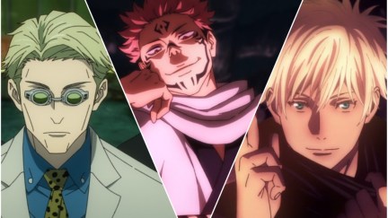 Nanami, Sukuna, and Gojo from Jujutsu Kaisen