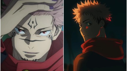 Sukuna and Yuji during the Shibuya Incident in Jujutsu Kaisen Season 2