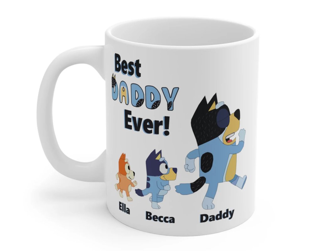 Bluey Best Daddy Ever Mug