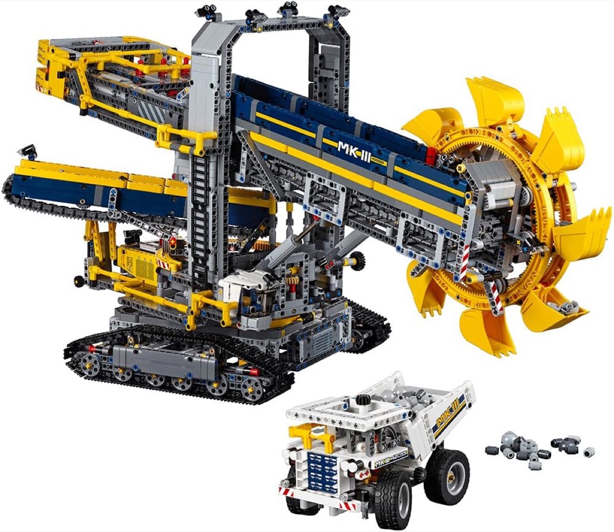 A model of the LEGO  Bucket Wheel Excavator 