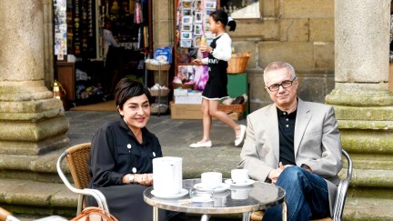 Candela Pena as Rosario Porto and Tristan Ulloa as Alfonso Basterra in The Asunta Case