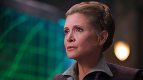 Carrie Fisher as Leia Organa in Star Wars: The Force Awakens