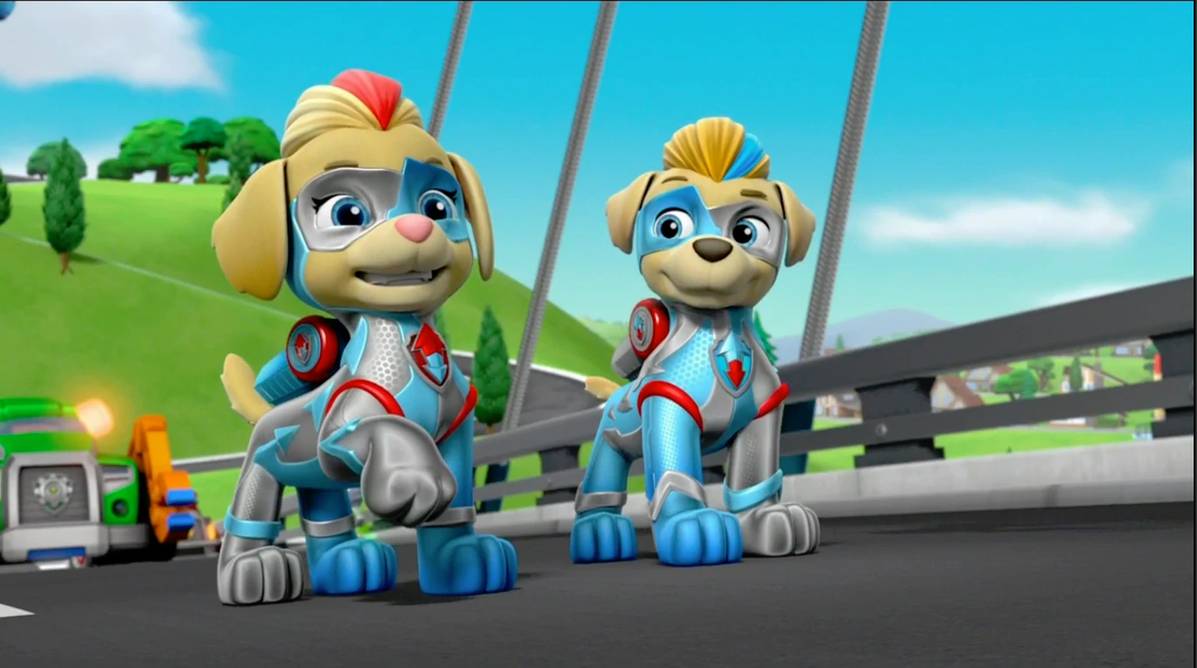 Ella and Tuck from "Paw Patrol"