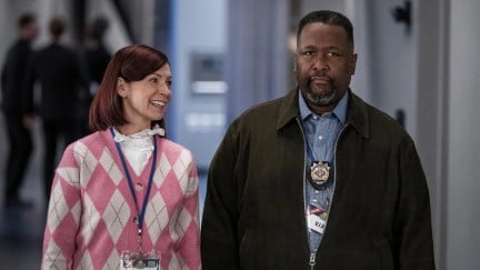 Carrie Preston and Wendell Pierce in 'Elsbeth'