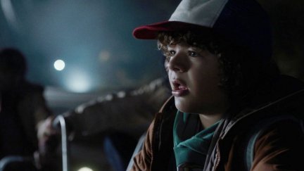 Gaten Matarazzo in a scene from Stranger Things