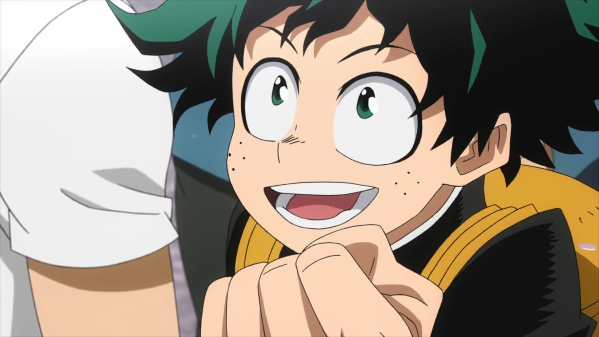 Izuku from My Hero Academia (Crunchyroll)