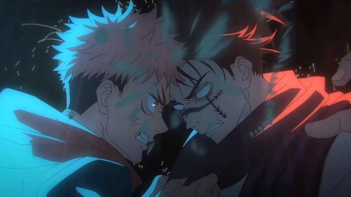 Choso and Yuji fight in Jujutsu Kaisen