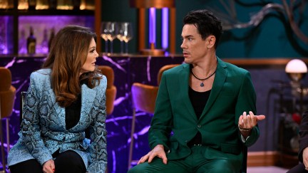 Lisa Vanderpump and Tom Sandoval at the 'Vanderpump Rules' season 11 reunion