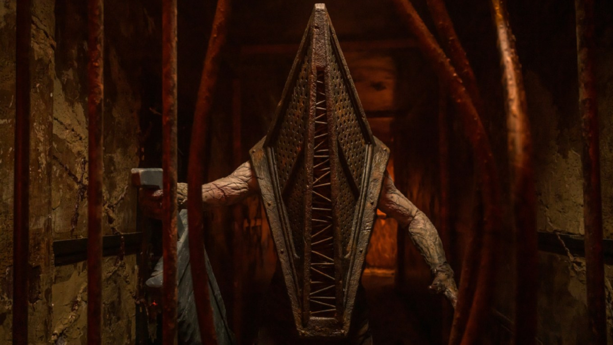 The villain Pyramid Head in 'Return to Silent Hill'