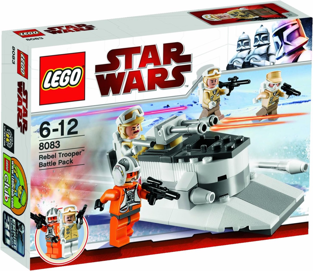 The Rebel Trooper Battle Pack from "Star Wars" featuring LEGO Rebel fighters 