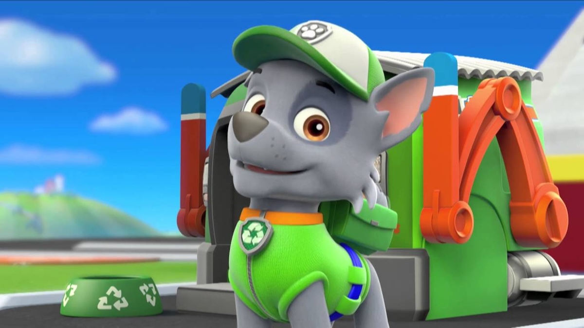 Rocky on Nickelodeon's "PAW Patrol"