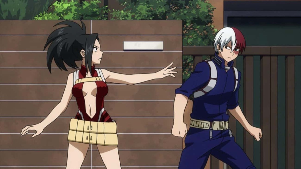Shoto reaches a hand out to Todoroki in "My Hero Academia" 