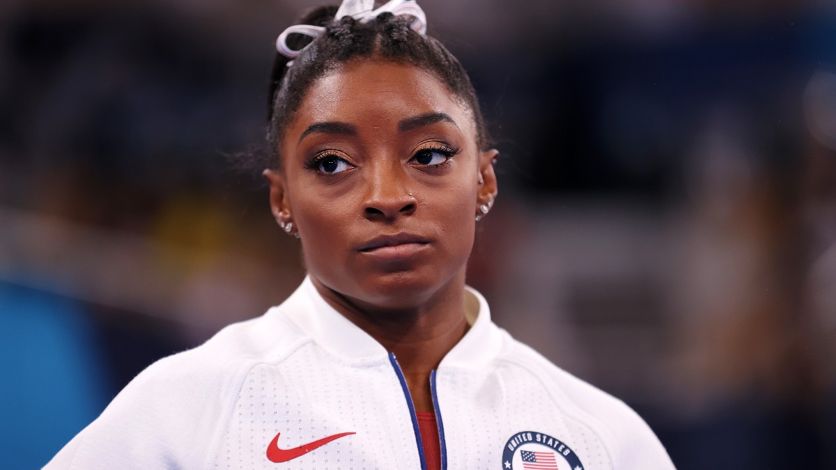 Simone Biles at the 2020 Tokyo Olympics