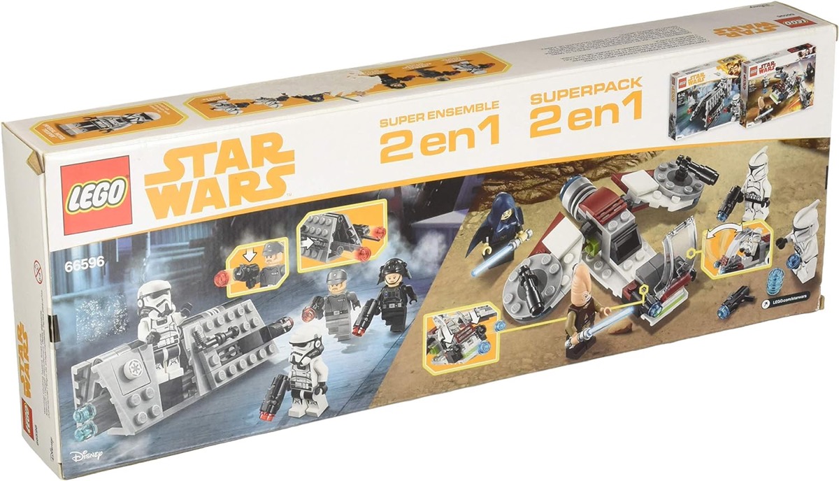 66596 Super Battle Pack from "Star Wars" featuring LEGO Rebel and Imperial forces fighting 