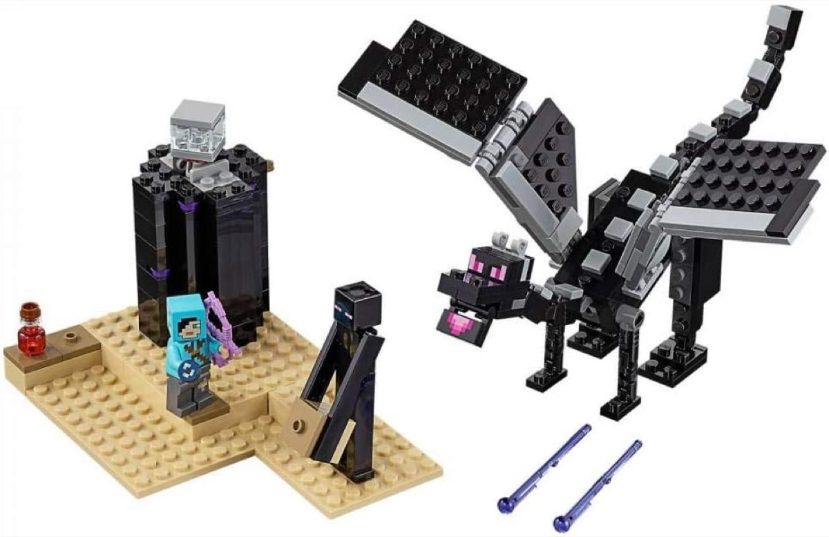 The End Battle LEGO set from Minecraft