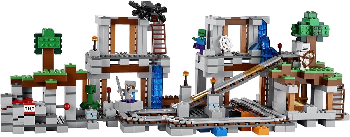 The Mine LEGO set from Minecraft