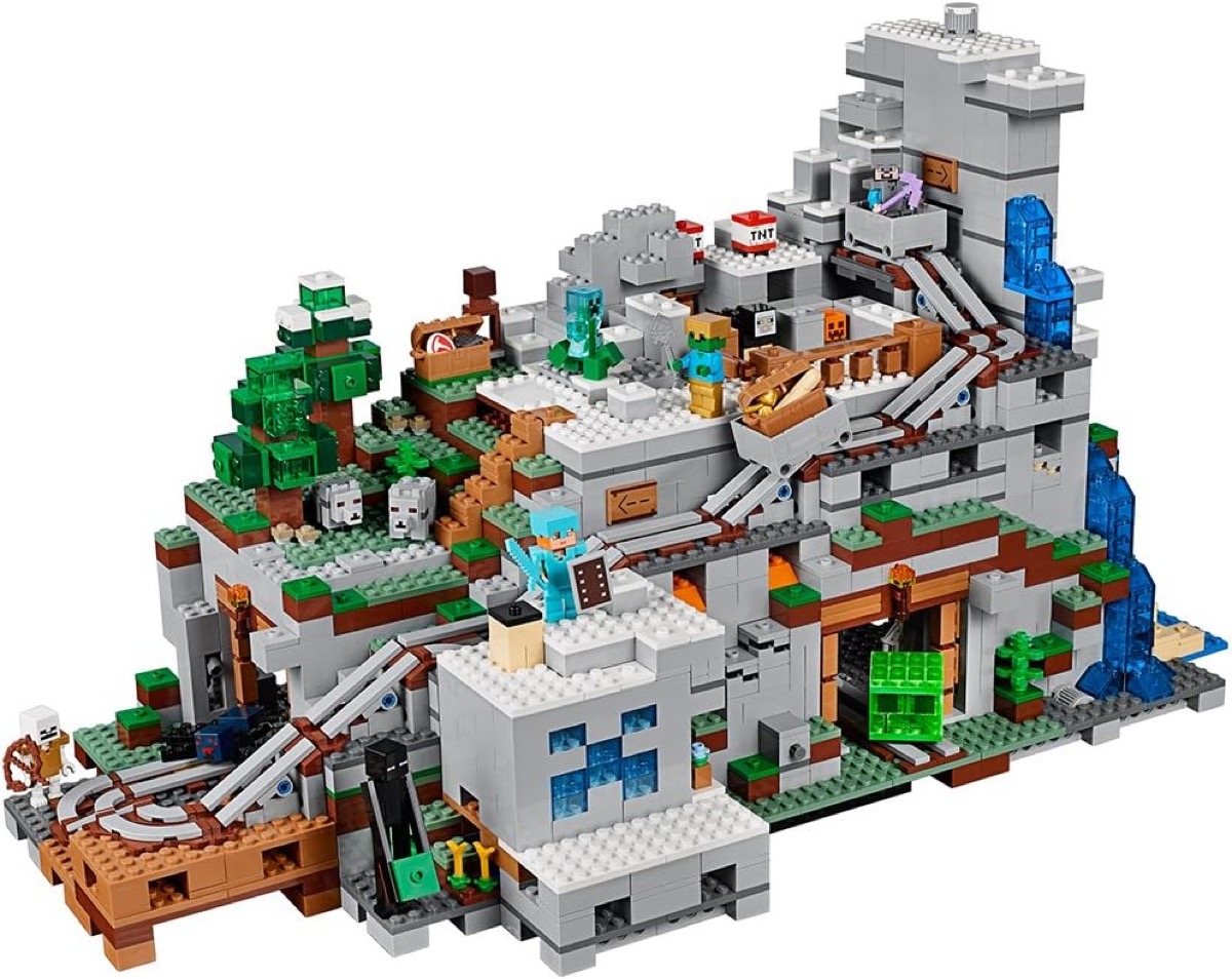 The Mountain Cave LEGO set from Minecraft