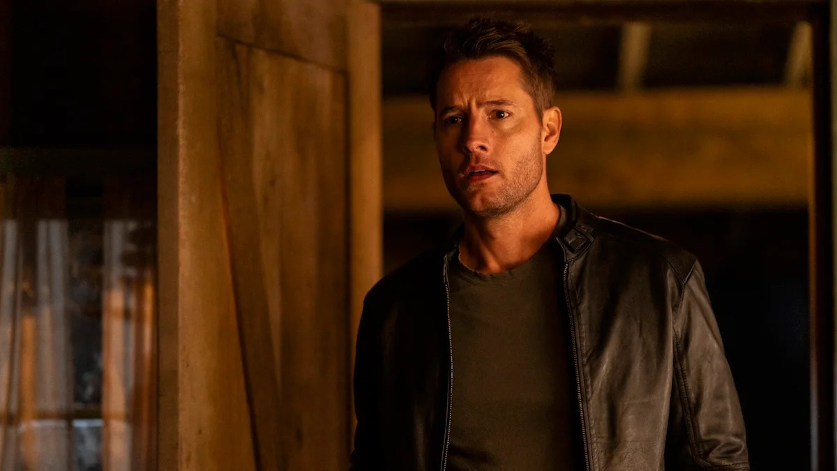 Justin Hartley from a still from Tracker season1