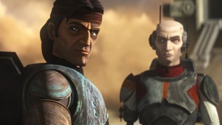 Hunter and Echo in 'Star Wars: The Bad Batch' Season 3